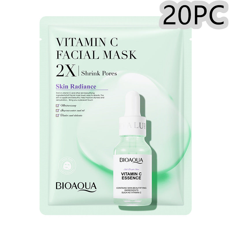 Mascarilla facial de colágeno hidratante y reafirmante.