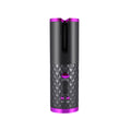 Rizador de pelo automático y portátil recargable para mujer.