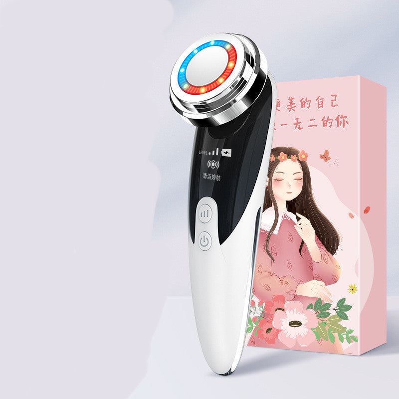 Dispositivo de belleza para rejuvenecimiento de la piel, limpiador y masajeador facial.