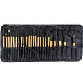 Brochas de maquillaje de 24 puntas.
Set de 24 pinceles en un solo cepillo.