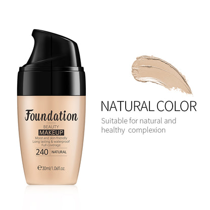 Corrector hidratante y base de maquillaje natural.
Maquillaje líquido para un acabado uniforme y natural.