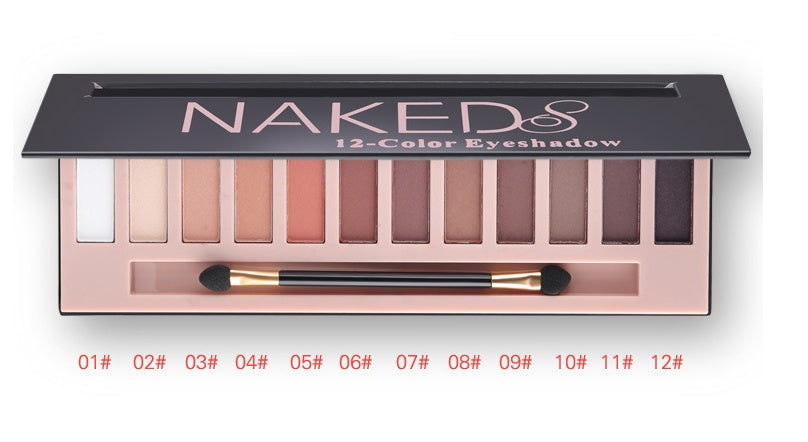 Paleta de sombras de ojos.