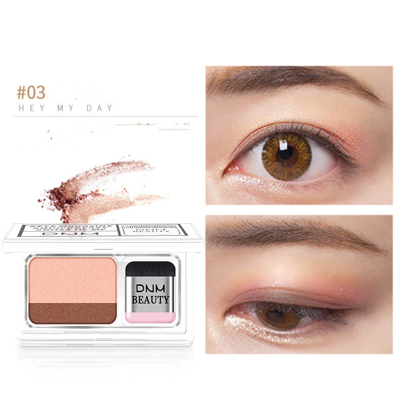 Paleta de sombras de ojos LAIKOU de doble color.