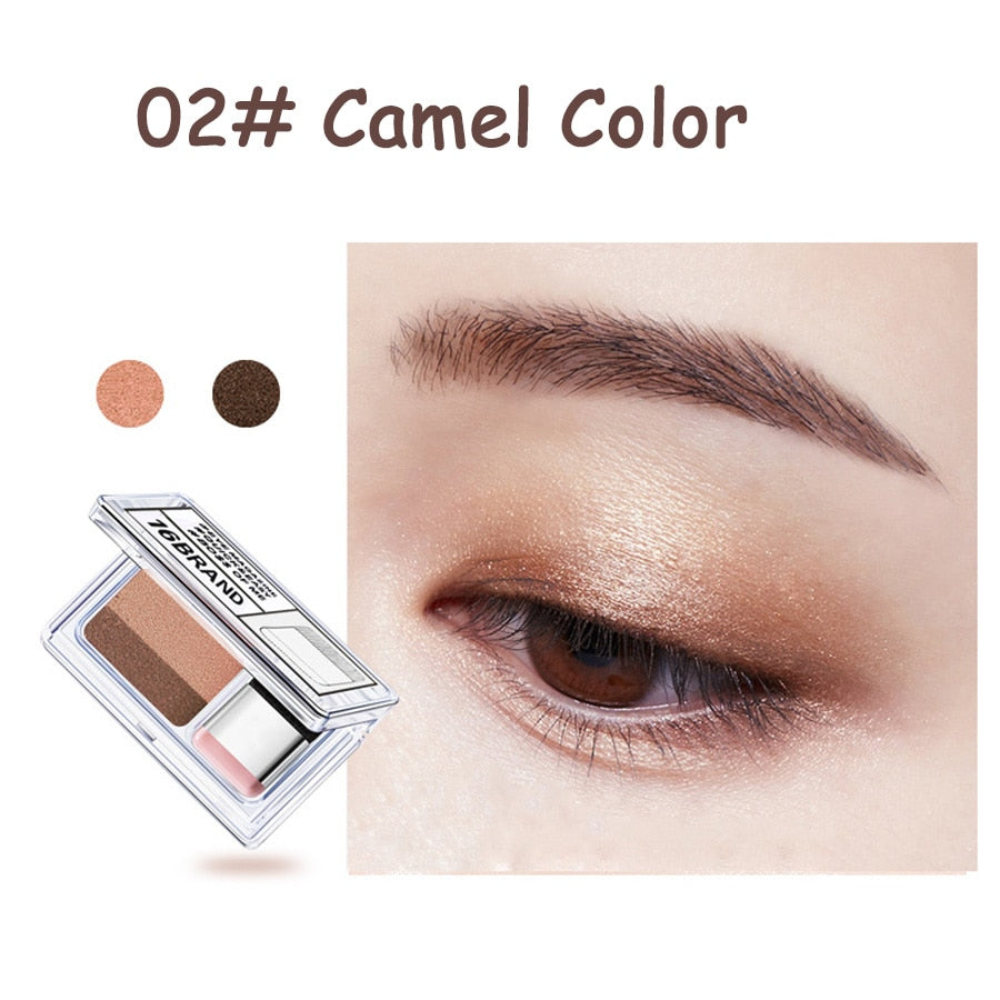 Paleta de sombras de ojos LAIKOU de doble color.