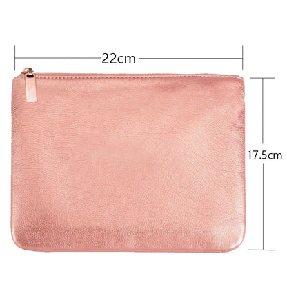 Set de 15 brochas de maquillaje con estuche.
Color: oro rosa.
Juego de herramientas de maquillaje multifuncional.