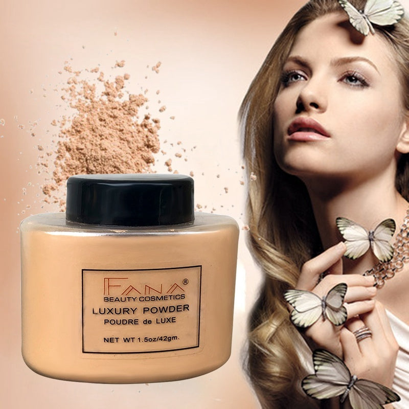 Polvo de base facial para contorno.