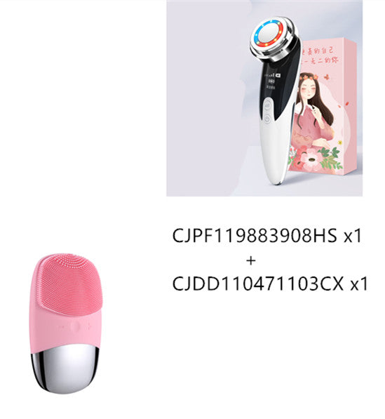 Dispositivo de belleza para rejuvenecimiento de la piel, limpiador y masajeador facial.