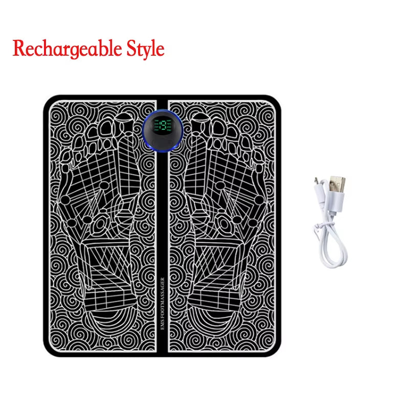 Electric Foot Massager Pad Muscle Massage Relaxation Trainer for Massage Fitness Outdoor Sport Home Family Relax