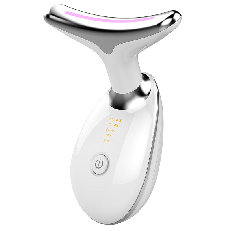 Masajeador Térmico EMS para Cuello – Reafirmante y Lifting – Eliminador de Arrugas con Microcorriente Eléctrica