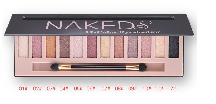 Paleta de sombras de ojos.