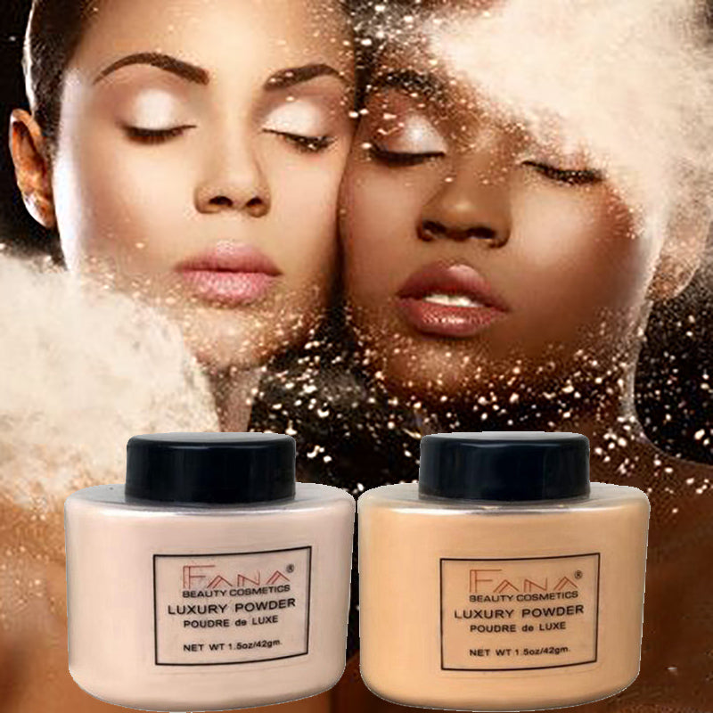 Polvo de base facial para contorno.
