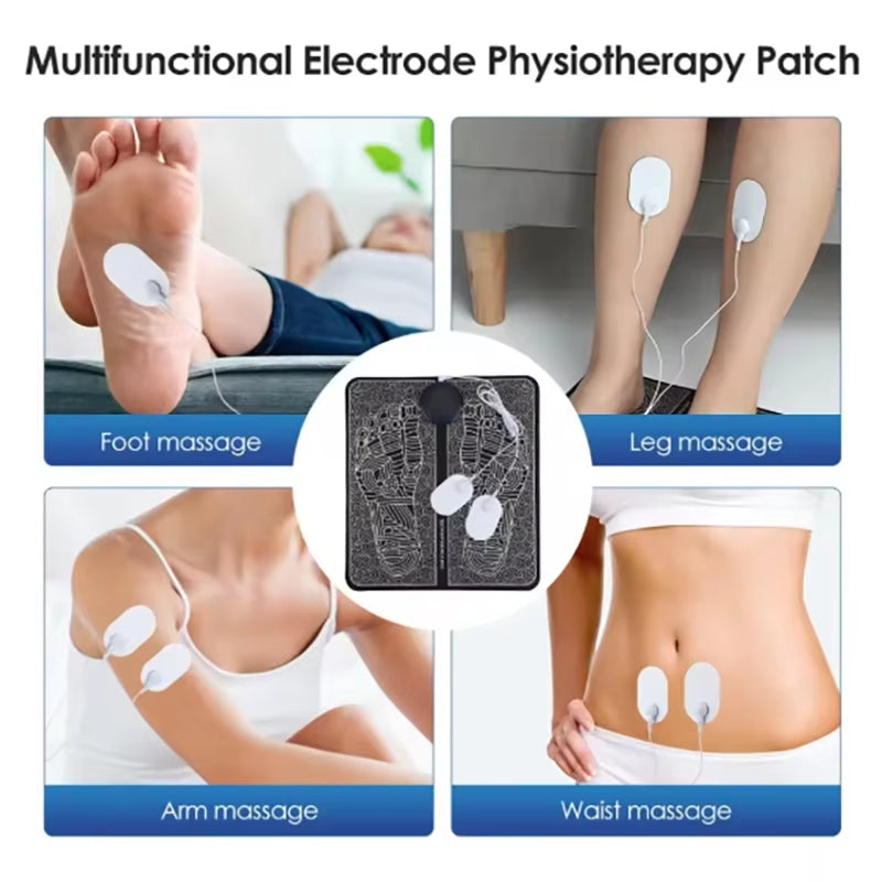 Electric Foot Massager Pad Muscle Massage Relaxation Trainer for Massage Fitness Outdoor Sport Home Family Relax