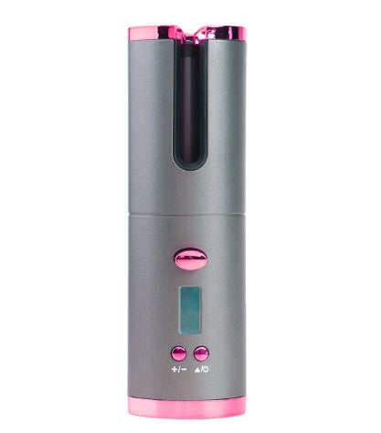 Rizador de pelo automático y portátil recargable para mujer.