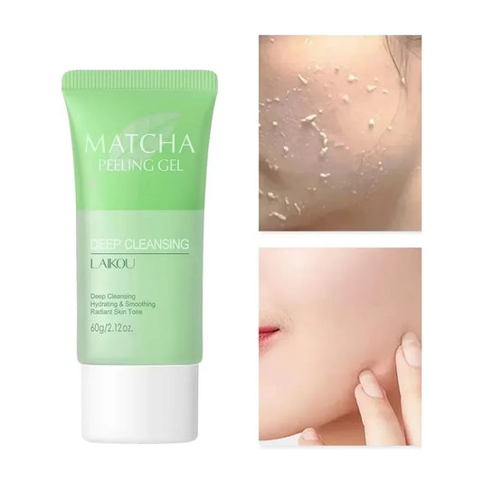 Matcha Exfoliating Exfoliate Peeling Gel Facial Scrub Moisturise Nourishing Repair Scrubs Face Cream Skin Care 60G