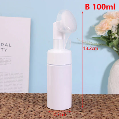 1Pcs Face Cleansing Brush Foaming Bottle Froth Pump Soap Mousses Liquid Massage Facial Cleansing Tool Cleanser Brush Skin Care