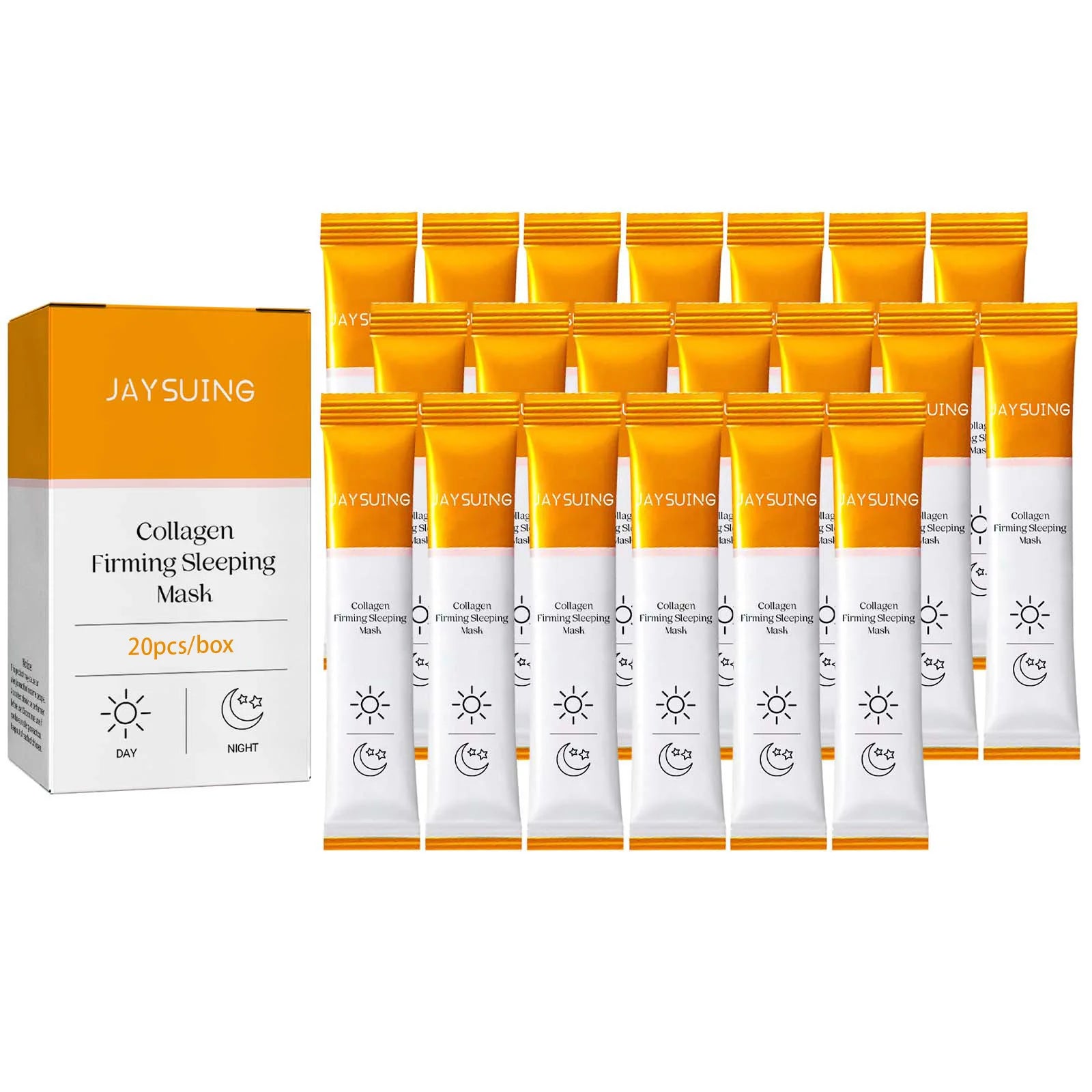 Collagen Moisturizing Mask anti Agi-Ng Nasolabial Wrinkle Remover Tightening Face Firm Fade Fine Lines Brightening Sleeping Mask