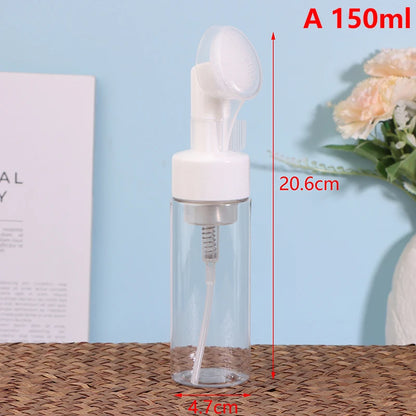 1Pcs Face Cleansing Brush Foaming Bottle Froth Pump Soap Mousses Liquid Massage Facial Cleansing Tool Cleanser Brush Skin Care