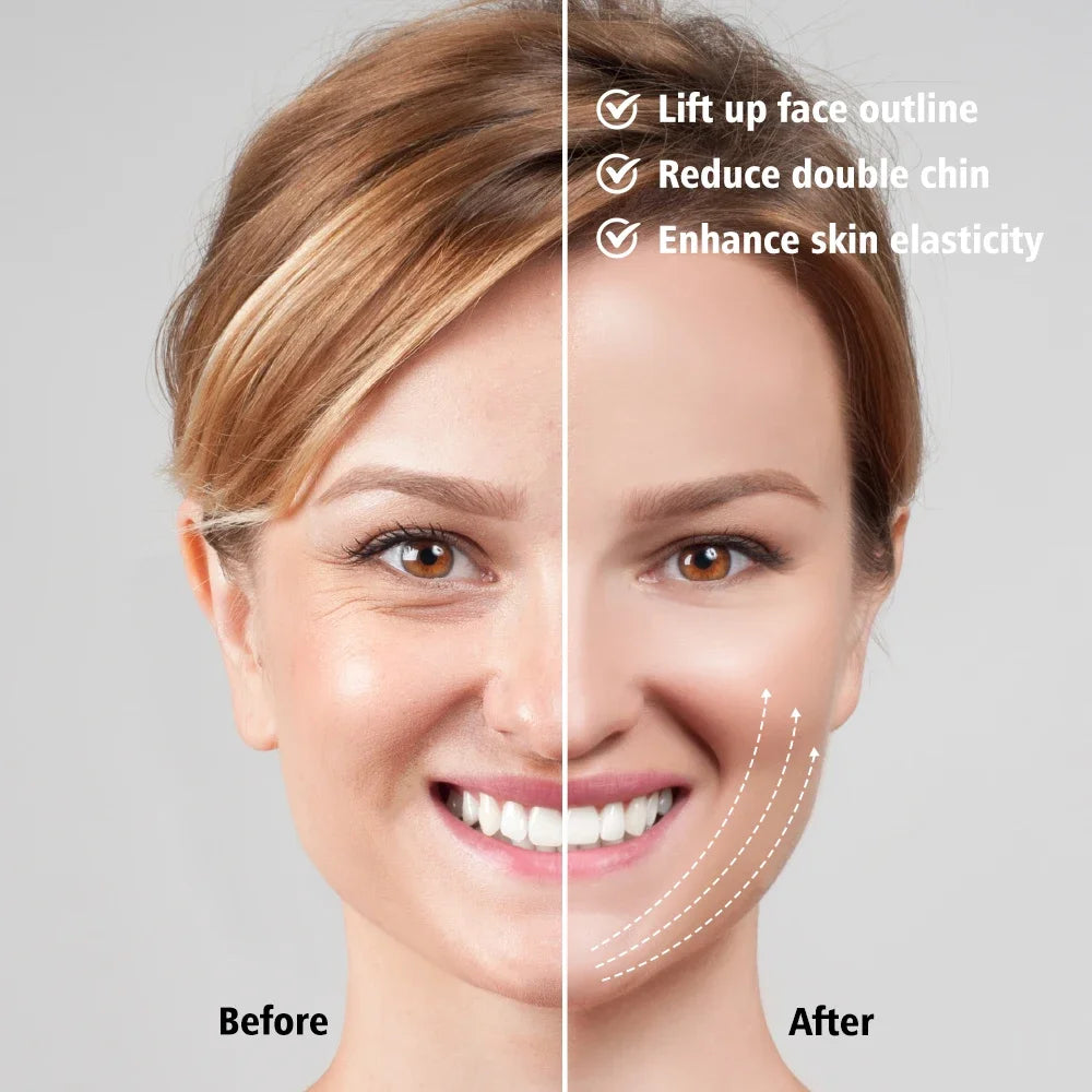 EMS Face Lifting Massager anti Wrinkle Firming Facial Massager V-Face Lift Device Microcurrent Remover Double Chin Skin Care