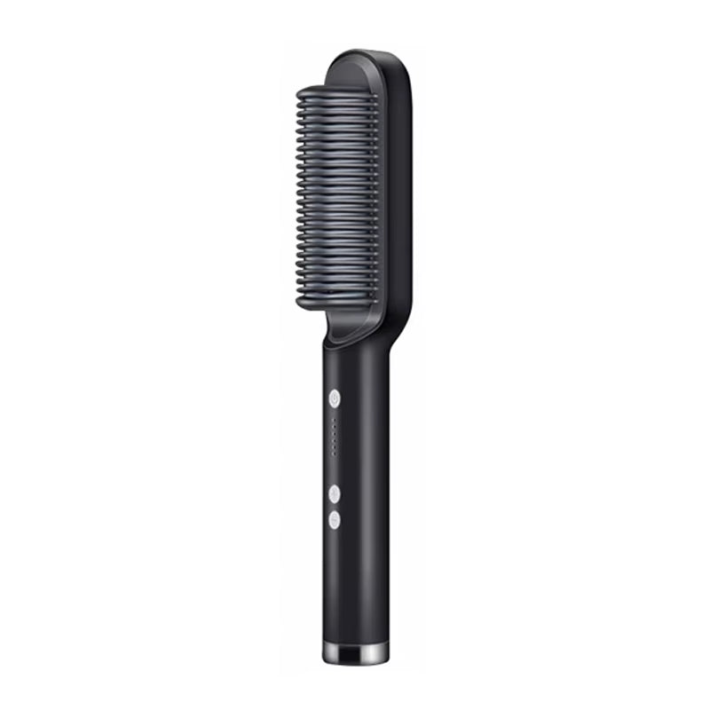 New Dual-Purpose Heated Straightening and Curling Comb with Negative Ions That Won’T Damage Your Hair Hair Straightenercomb
