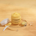 Set de cuidado de la piel con aceite esencial de cúrcuma.