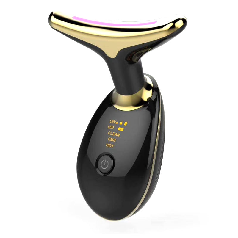 Masajeador Térmico EMS para Cuello – Reafirmante y Lifting – Eliminador de Arrugas con Microcorriente Eléctrica