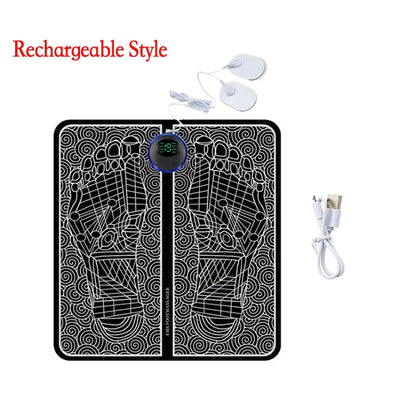 Electric Foot Massager Pad Muscle Massage Relaxation Trainer for Massage Fitness Outdoor Sport Home Family Relax