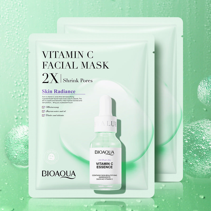 Mascarilla facial de colágeno hidratante y reafirmante.