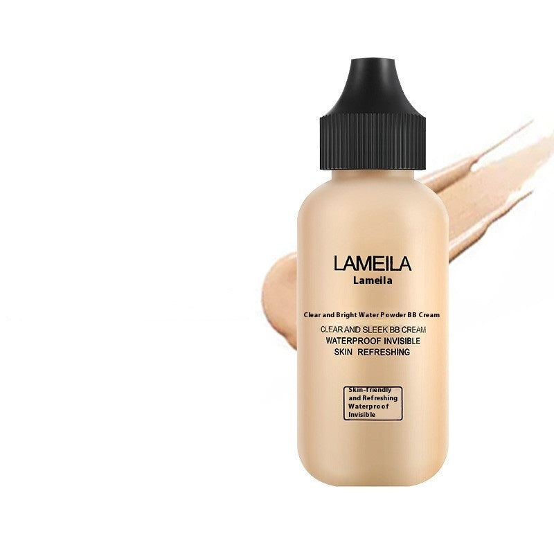 Base líquida en frasco pequeño para mujer.