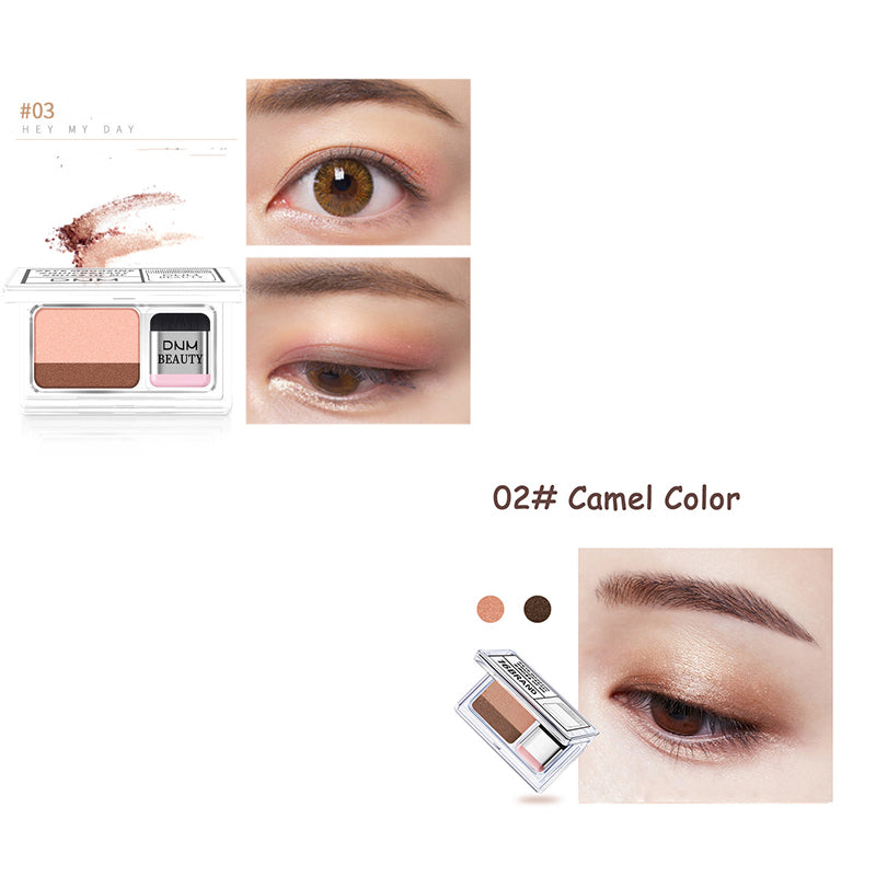 Paleta de sombras de ojos LAIKOU de doble color.