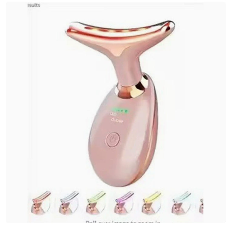 Masajeador Térmico EMS para Cuello – Reafirmante y Lifting – Eliminador de Arrugas con Microcorriente Eléctrica