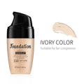 Corrector hidratante y base de maquillaje natural.