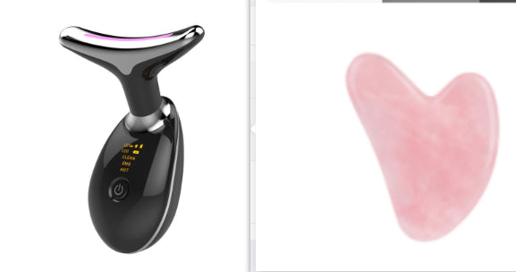 Masajeador Térmico EMS para Cuello – Reafirmante y Lifting – Eliminador de Arrugas con Microcorriente Eléctrica